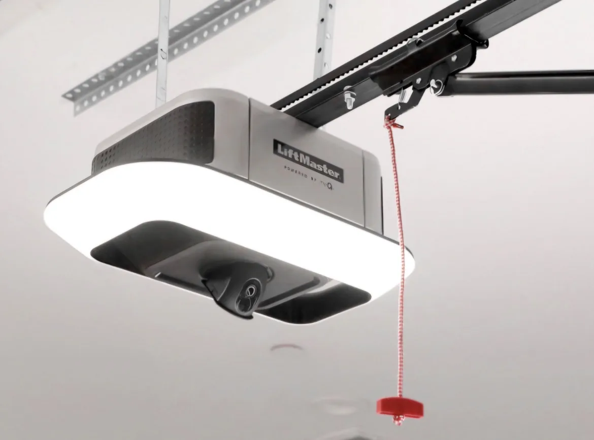 LiftMaster 4690L battery backup garage door opener with corner-to-corner lighting